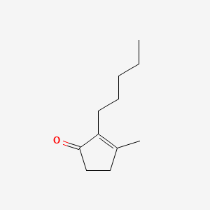 molecular formula C11H18O B1670601 二氢茉莉酮 CAS No. 1128-08-1