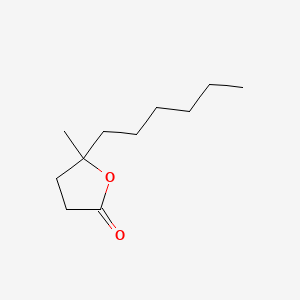 molecular formula C11H20O2 B1670602 二氢茉莉内酯 CAS No. 7011-83-8