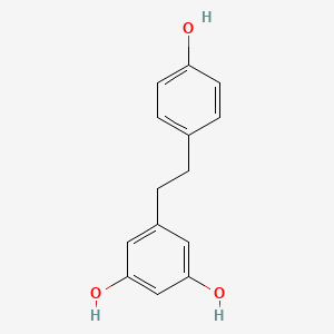 molecular formula C14H14O3 B1670611 二氢白藜芦醇 CAS No. 58436-28-5