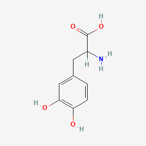 molecular formula C9H11NO4 B1670616 DL-Dopa CAS No. 63-84-3