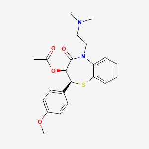 molecular formula C22H26N2O4S B1670644 地尔硫卓 CAS No. 42399-41-7