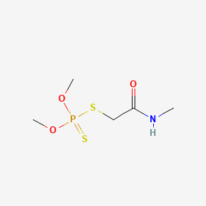 molecular formula C5H12NO3PS2<br>CH3NHCOCH2SPS(OCH3)2<br>C5H12NO3PS2 B1670662 Dimethoate CAS No. 60-51-5