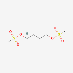 molecular formula C8H18O6S2 B1670678 Dimethylmyleran CAS No. 55-93-6