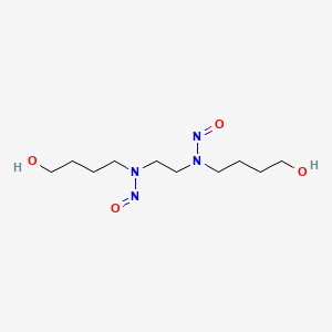 B1670690 Butanol, 2,2'-(ethylenebis(nitrosoimino))bis- CAS No. 65229-18-7