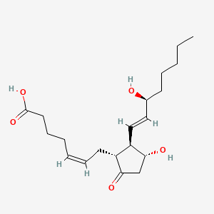 molecular formula C20H32O5 B1670697 前列腺素 E2 (PGE2) CAS No. 363-24-6