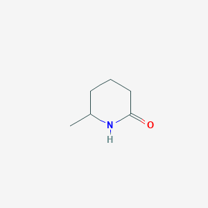 molecular formula C6H11NO B167070 6-甲基哌啶-2-酮 CAS No. 4775-98-8