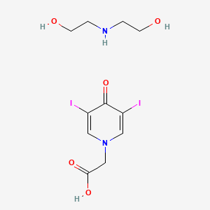 molecular formula C11H16I2N2O5 B1670706 Diodone CAS No. 300-37-8