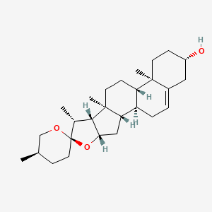 molecular formula C27H42O3 B1670711 薯蓣皂苷元 CAS No. 512-04-9