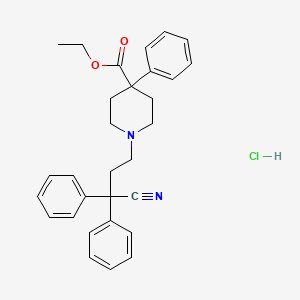 B1670729 Diphenoxylate hydrochloride CAS No. 3810-80-8