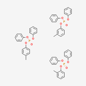 B1670731 (2-Methylphenyl) diphenyl phosphate;(3-methylphenyl) diphenyl phosphate;(4-methylphenyl) diphenyl phosphate CAS No. 26444-49-5
