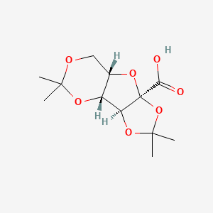 molecular formula C12H18O7 B1670746 二丙基甘氨酸 CAS No. 18467-77-1