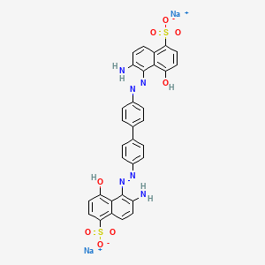 molecular formula C32H22N6Na2O8S2 B1670755 氯化紫 N CAS No. 2586-60-9