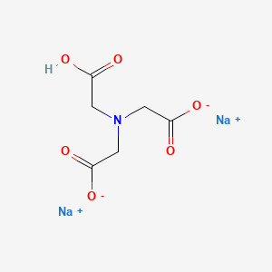 molecular formula C6H7NNa2O6 B1670764 Nitrilotriacetic acid disodium salt CAS No. 15467-20-6