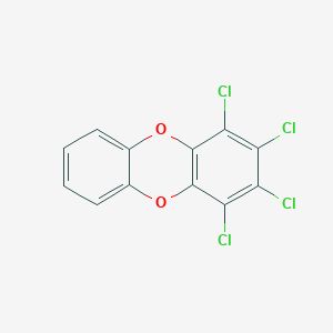 molecular formula C12H4Cl4O2 B167077 1,2,3,4-Tetrachlorodibenzo-P-dioxin CAS No. 30746-58-8