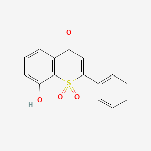 molecular formula C15H10O4S B1670773 Displurigen CAS No. 96156-26-2