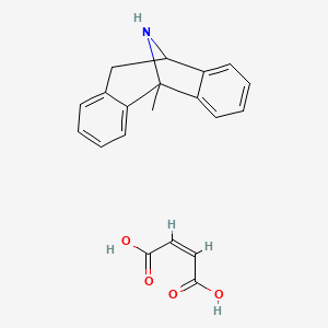 molecular formula C20H19NO4 B1670795 Dizocilpine maleate CAS No. 77086-22-7