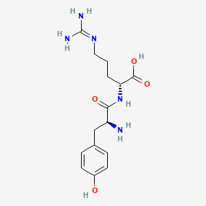 molecular formula C15H23N5O4 B1670799 D-Kyotorphin CAS No. 70904-57-3