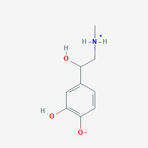molecular formula C9H13NO3 B1670802 DL-Adrenaline CAS No. 329-65-7