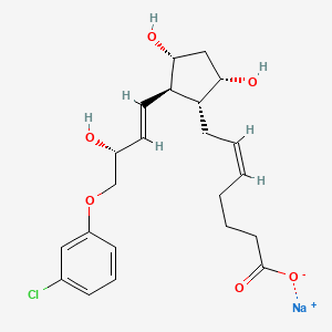 molecular formula C22H28ClNaO6 B1670806 氯前列醇钠 CAS No. 55028-72-3