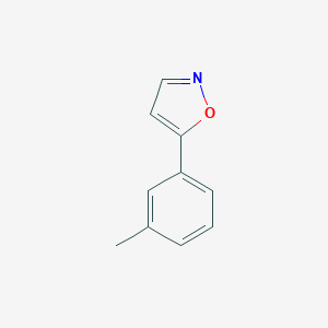 molecular formula C10H9NO B167081 5-(m-Tolyl)isoxazole CAS No. 129747-41-7