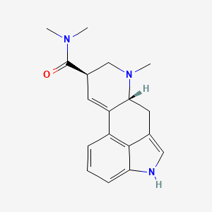 molecular formula C18H21N3O B1670819 d-Lysergic acid dimethylamide CAS No. 4238-84-0
