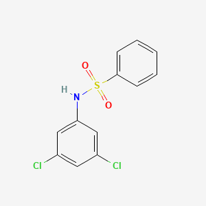 molecular formula C12H9Cl2NO2S B1670854 N-(3,5-二氯苯基)苯磺酰胺 CAS No. 54129-15-6