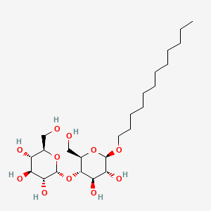 molecular formula C24H46O11 B1670864 十二烷基-β-D-麦芽糖苷 CAS No. 69227-93-6