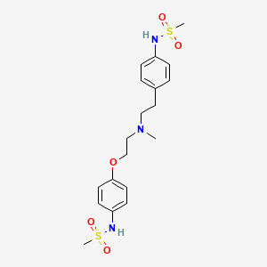 molecular formula C19H27N3O5S2 B1670870 多非利特 CAS No. 115256-11-6