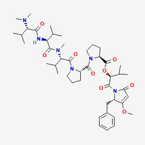molecular formula C45H68N6O9 B1670875 Dolastatin 15 CAS No. 123884-00-4