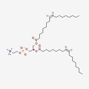 molecular formula C44H84NO8P B1670884 1,2-油酰二油酰基-sn-甘油-3-磷酸胆碱 CAS No. 4235-95-4