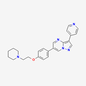 molecular formula C24H25N5O B1670891 多索莫芬 CAS No. 866405-64-3