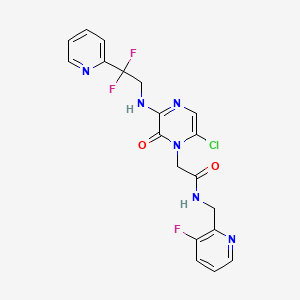 molecular formula C19H16ClF3N6O2 B1670910 凝血酶抑制剂2 CAS No. 312904-62-4