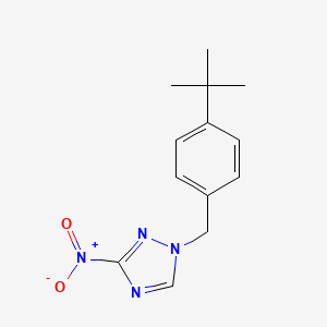 B1670928 1-(4-tert-butylbenzyl)-3-nitro-1H-1,2,4-triazole CAS No. 634167-64-9