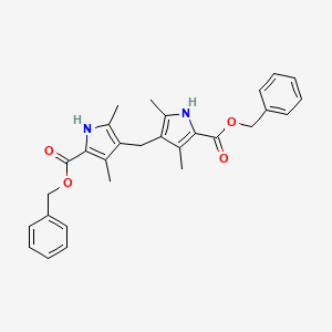 B1670931 dibenzyl 4,4'-methylenebis(3,5-dimethyl-1H-pyrrole-2-carboxylate) CAS No. 68500-80-1