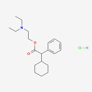 molecular formula C20H32ClNO2 B1670949 盐酸多罗芬 CAS No. 548-66-3