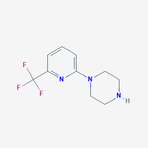 molecular formula C10H12F3N3 B167108 1-[6-(Trifluoromethyl)pyridin-2-yl]piperazine CAS No. 127561-18-6