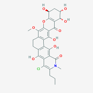 molecular formula C29H28ClNO10 B016712 Kibdelone C CAS No. 934464-79-6