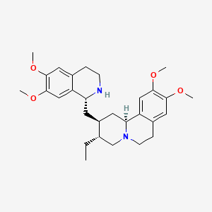 molecular formula C29H40N2O4 B1671215 Emetina CAS No. 483-18-1