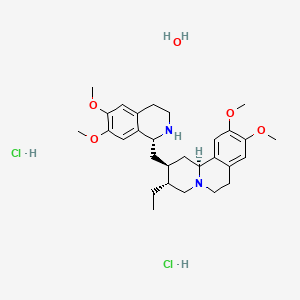 B1671216 Emetine dihydrochloride hydrate CAS No. 7083-71-8