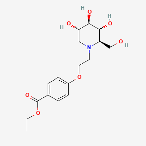 molecular formula C17H25NO7 B1671220 埃米格列他 CAS No. 80879-63-6