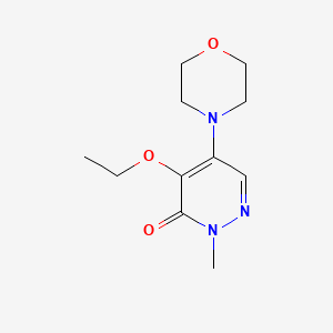 molecular formula C11H17N3O3 B1671226 依莫法松 CAS No. 38957-41-4