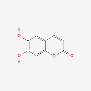 molecular formula C9H6O4 B1671247 香豆素 CAS No. 305-01-1