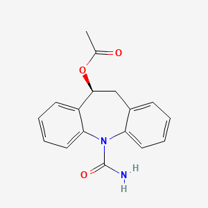 B1671254 Eslicarbazepine acetate CAS No. 236395-14-5