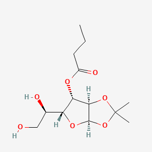 B1671305 Monoacetone glucose 3-butyrate CAS No. 125161-47-9