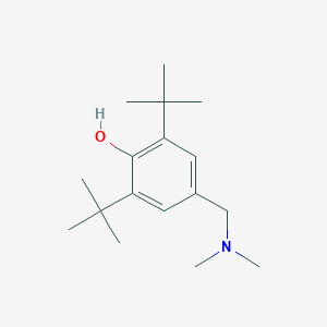 molecular formula C17H29NO B167131 2,6-二叔丁基-4-(二甲氨基甲基)苯酚 CAS No. 88-27-7