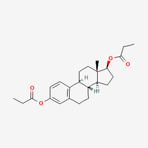 molecular formula C24H32O4 B1671311 Estradiol dipropionate CAS No. 113-38-2