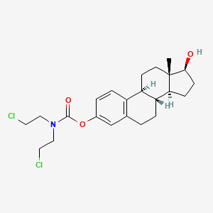 molecular formula C23H31Cl2NO3 B1671314 Estramustine CAS No. 2998-57-4