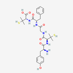 molecular formula C30H41N5O7S2 B1671333 Tyr-D-Pen-Gly-Phe-D-Pen CAS No. 88381-29-7