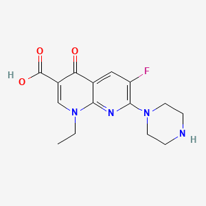 molecular formula C15H17FN4O3 B1671340 Enoxacin CAS No. 74011-58-8