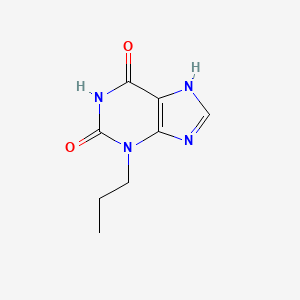 molecular formula C8H10N4O2 B1671344 Enprofylline CAS No. 41078-02-8
